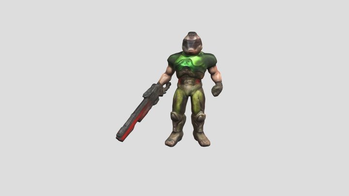 Space Marine Warrior 3D Model