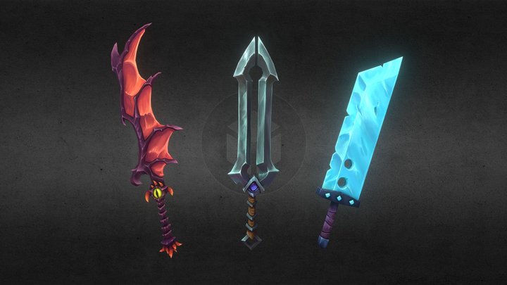 Swords 3D Model