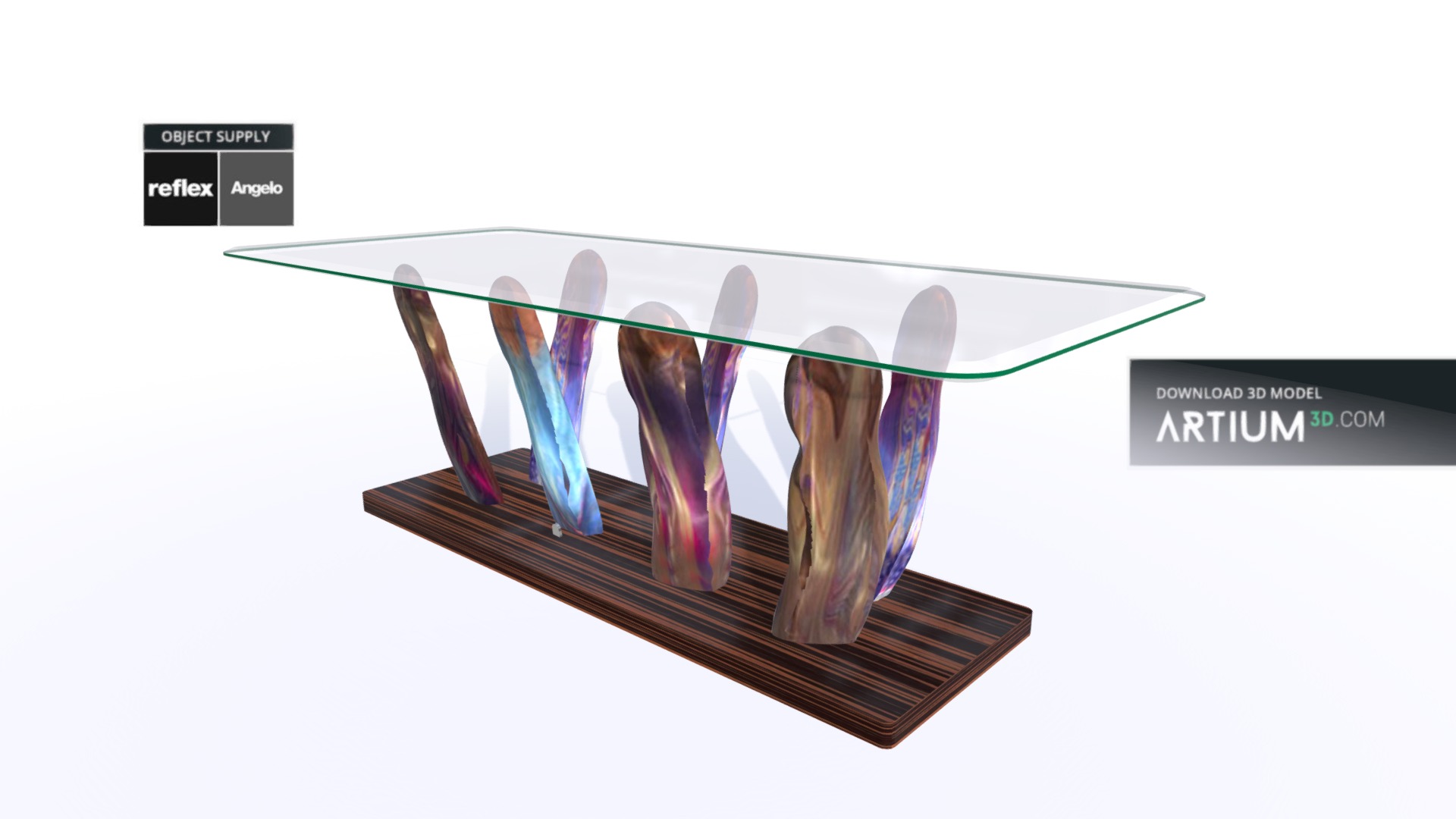 3D model Diner table Sassi 72 from Reflex Angelo - This is a 3D model of the Diner table Sassi 72 from Reflex Angelo. The 3D model is about website.
