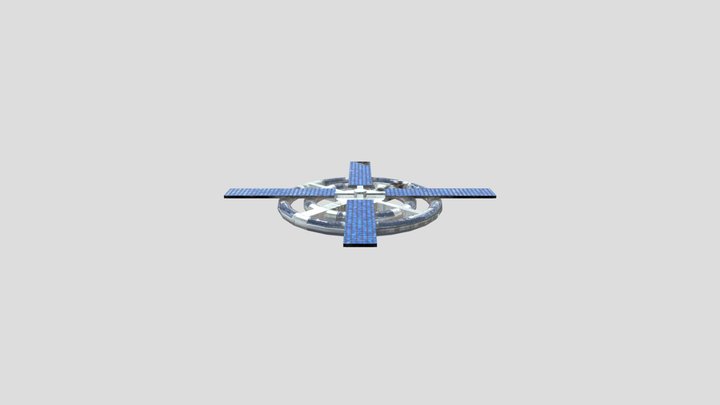 Space Station 02 3D Model