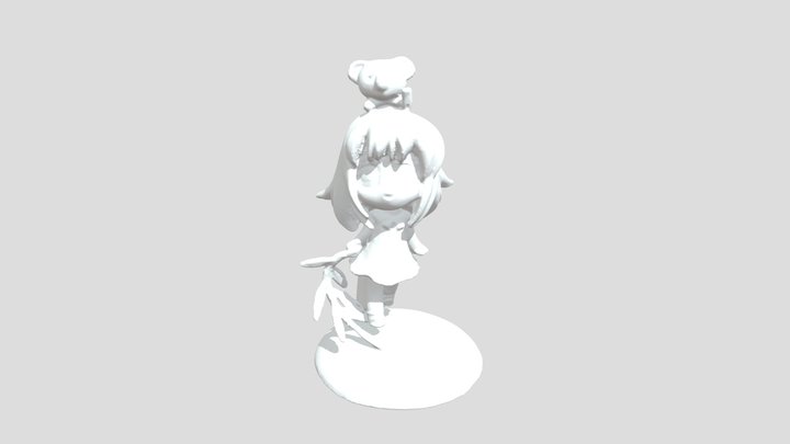 Tiny Girl figure 05 3D Model