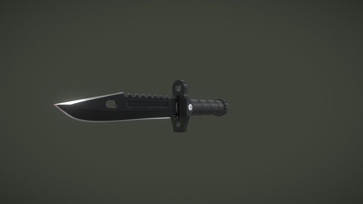 Knife,PBR 3D Model