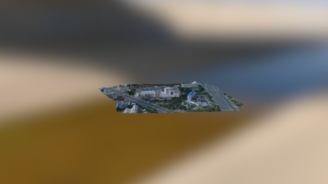 The sky Ayutthaya 3D Model