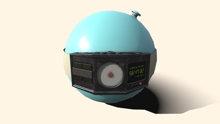 Surprise Splash Time Bomb 3D Model