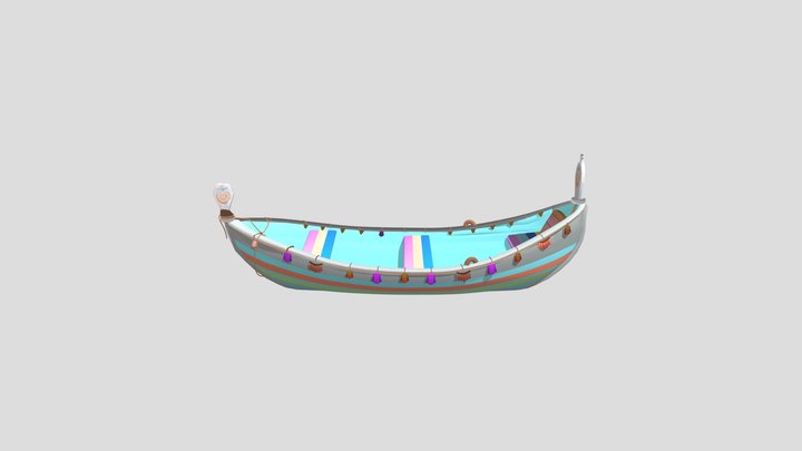 Fantacy boat 3D Model