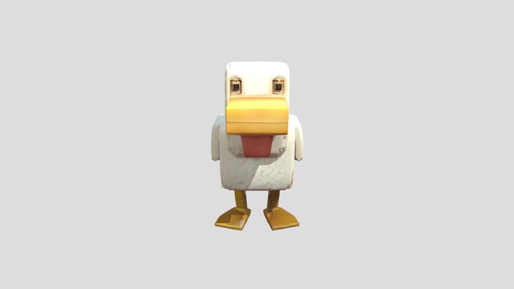 Chicken A Minecraft Movie Fan Made 3D Model