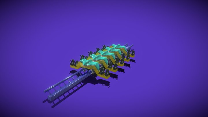Wing Coaster (B&M) 3D Model