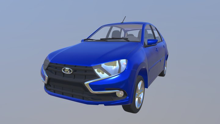Lada Hatchback 3D Model