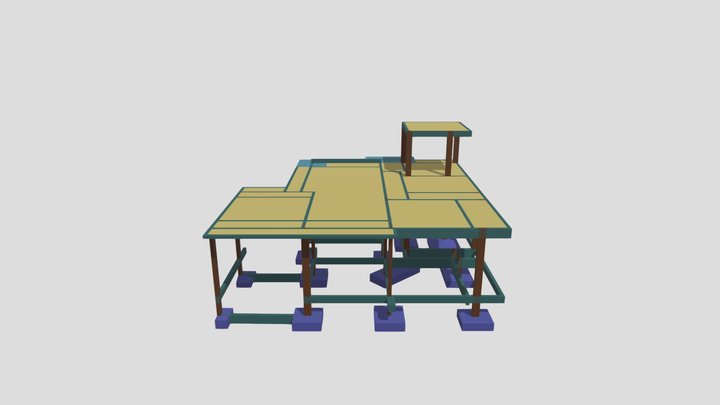 ESTRUTURA 3D 3D Model