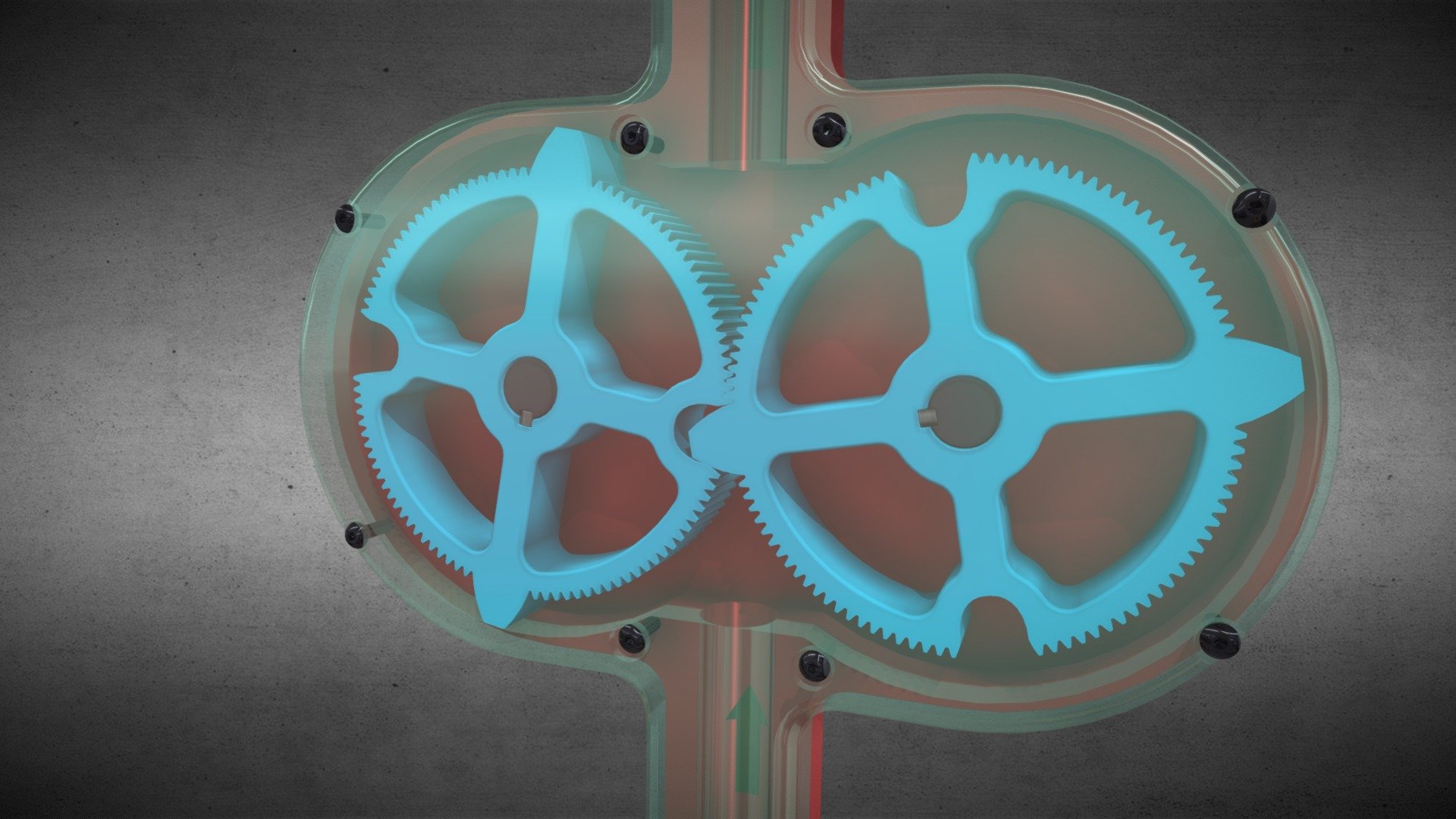 Gears Pump Mechanism