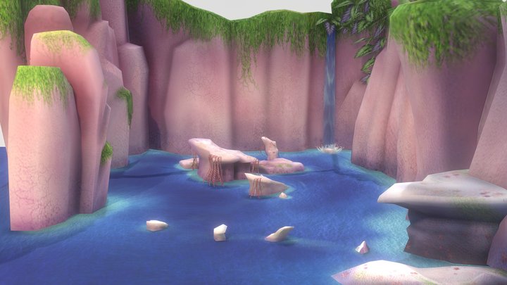 0di_neverland_mermaid _lagoon(stage_ 3D Model