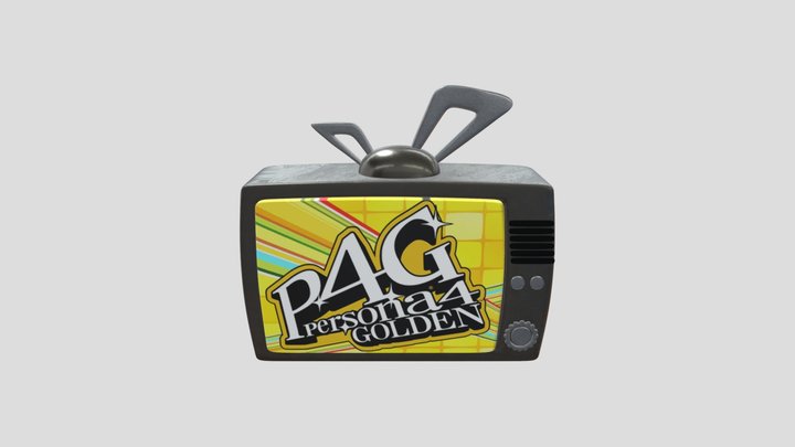 Persona 4 TV 3D Model
