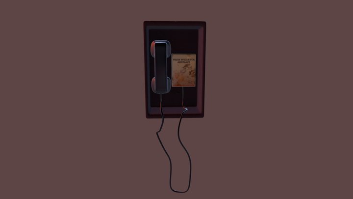 Phonebox 3D Model
