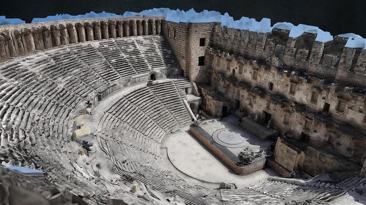Roman Theatre of Aspendos | TURKEY – Modello 3D gratuito STL