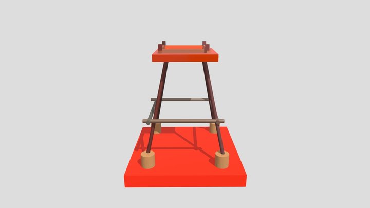 Archery Tower 3D Model