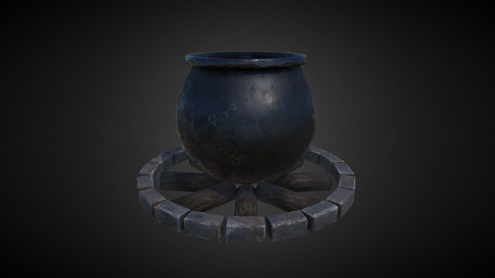Cauldron : The Witch's House 3D Model