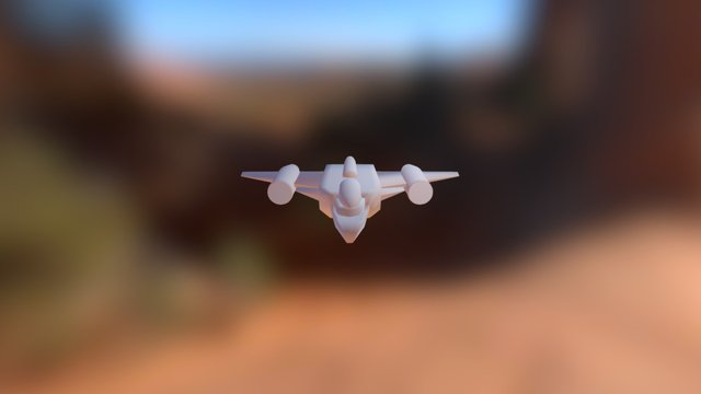 Spaceship v.2 3D Model