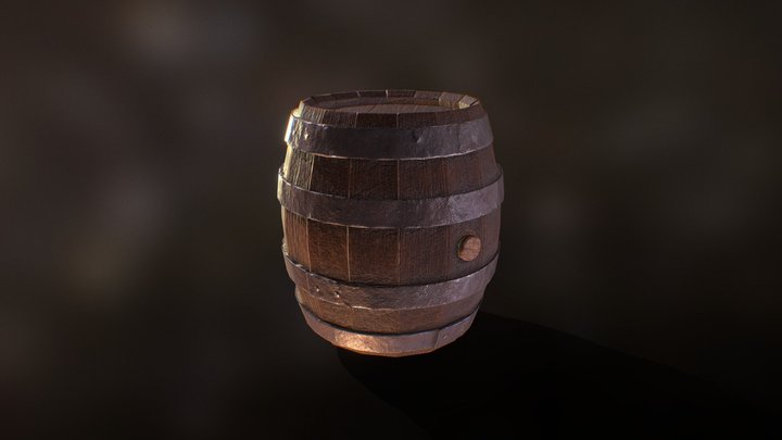 Barrel 3D Model