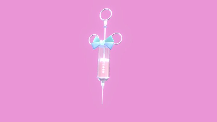 ♡Kawaii syringe♡💉 3D Model