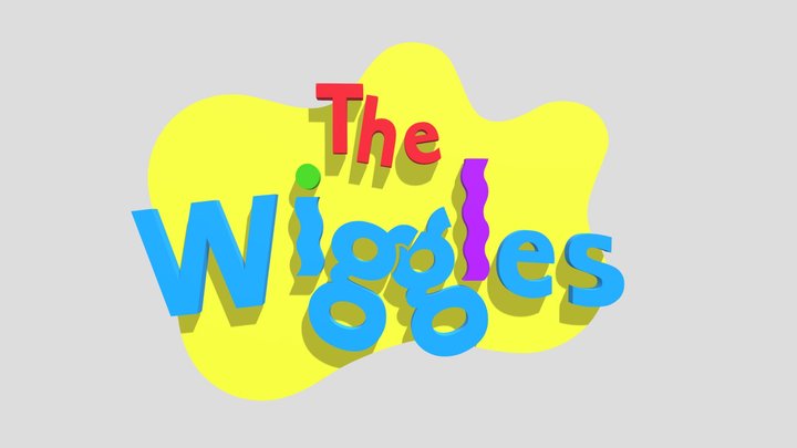 The Wiggles Logo (1997-1998) 3D Model