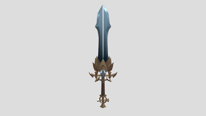 Medieval Fantasy Huge Sword 3D Model