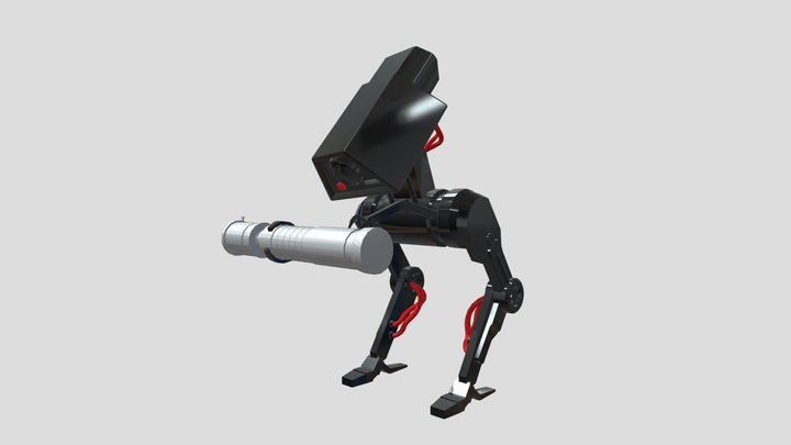 Droid Blockout V1 3D Model