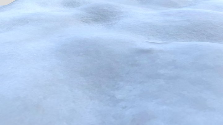 Snow ground element fbx game engine Schnee 3D Model