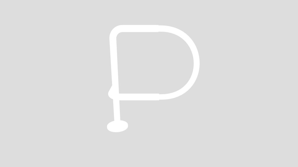 P Bike Lock Rack