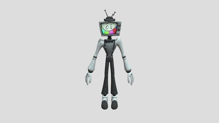 Mr. Puzzles gmod but no screen broken 3D Model