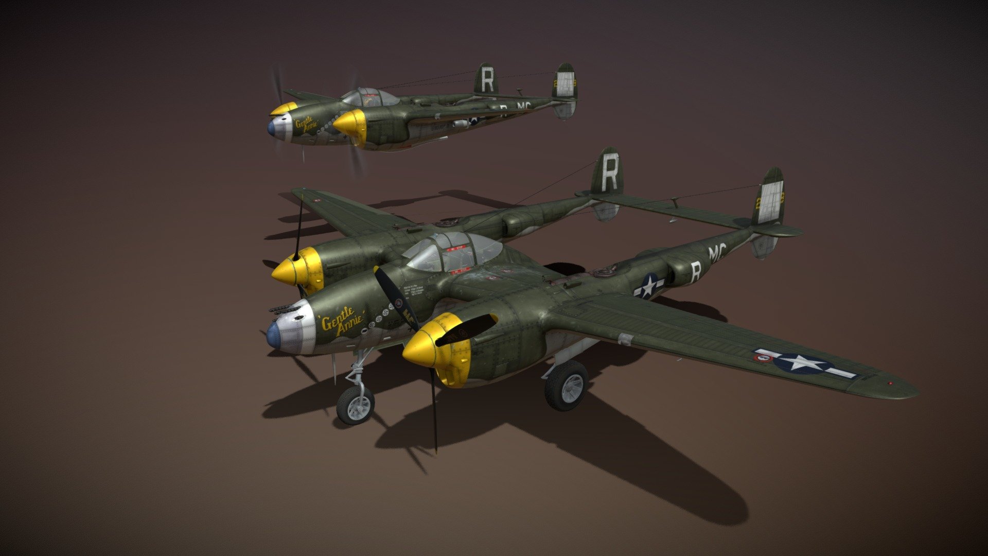 Lockheed P-38 Lightning - Gentle Annie