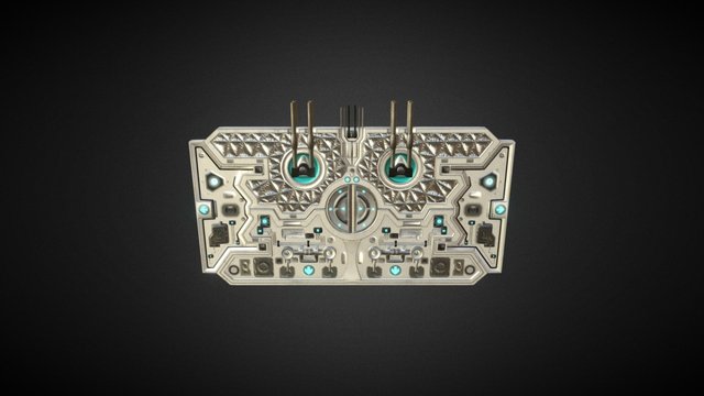 Sci-fi gates 3D Model