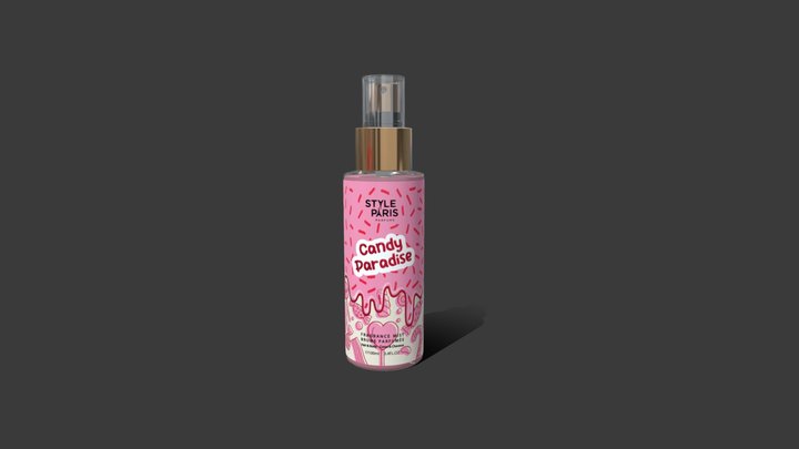 Body Spray Perfume 3D Model