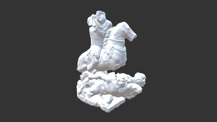Jupitergigantenbeeld 3D Model