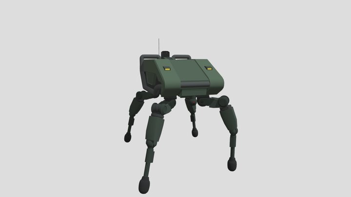 Робо-пёс 3D Model