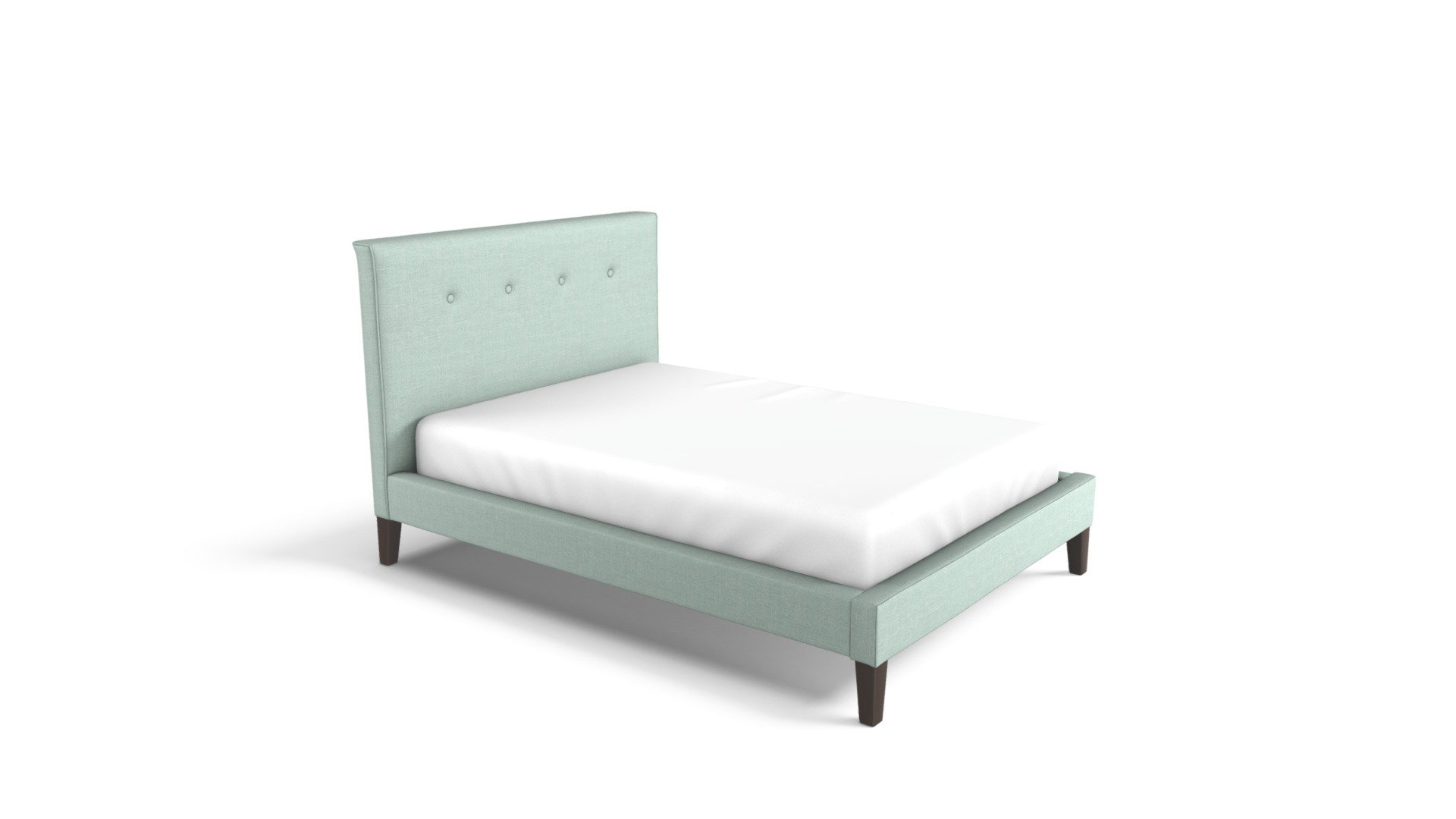 Capri Double Bed, Cambridge Blue