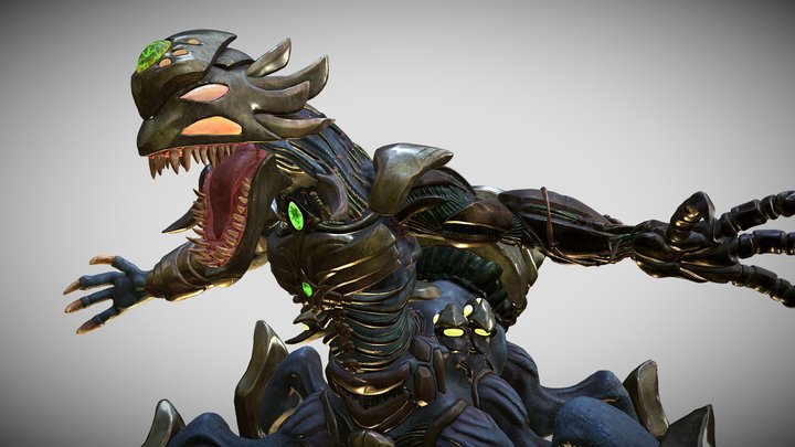 Hive Tyrant 3D Model