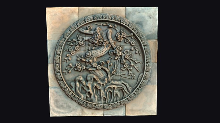 Thai Bas-relief (Photogrammetry) 3D Model