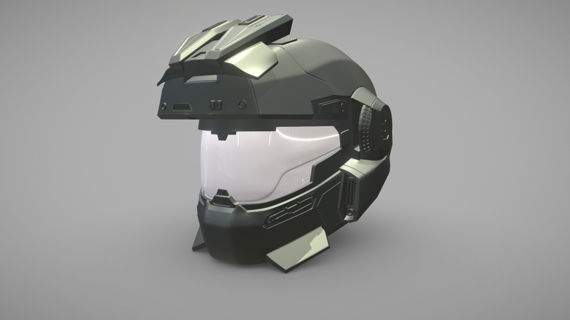 Jorge helment - Halo reach - 3D model by elba270 [460bf5b] - Sketchfab