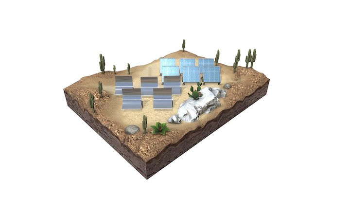 Energía Solar 3D Model
