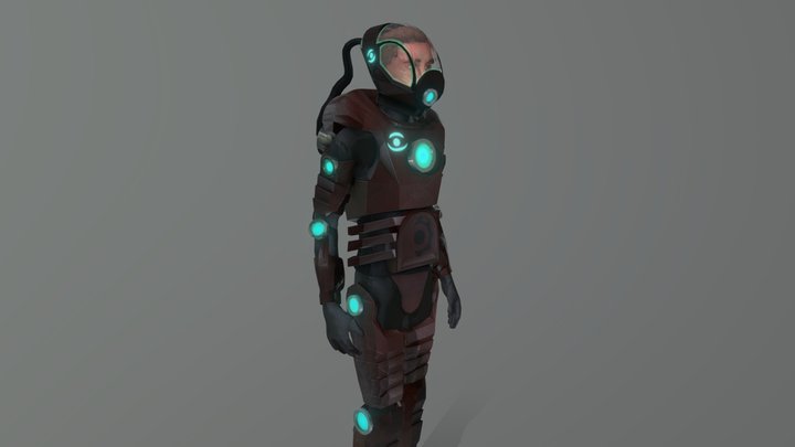 Space Engineer 3D Model