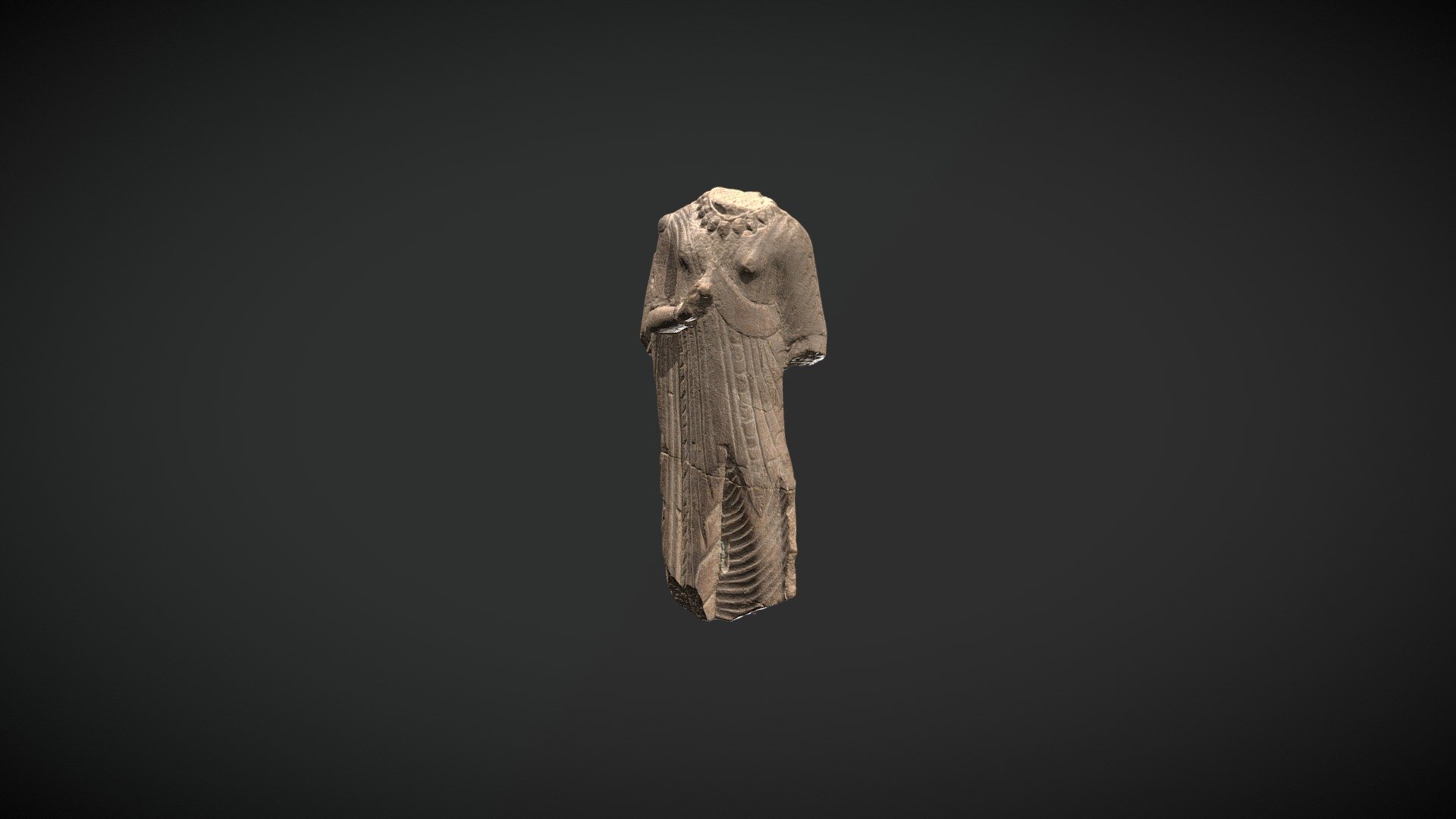 SAM A 1268 Cypriot Limestone Torso of a Votary - 3D model by AMRICHA ...