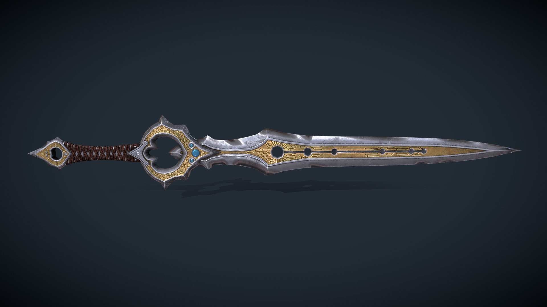 infinity blade sword black and white