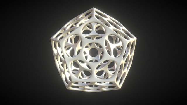 voronoi dodecahedron 3D Model