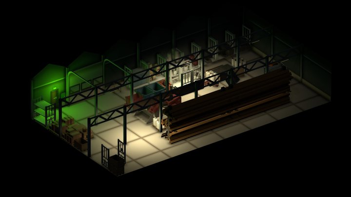 Warehouse 3D Model