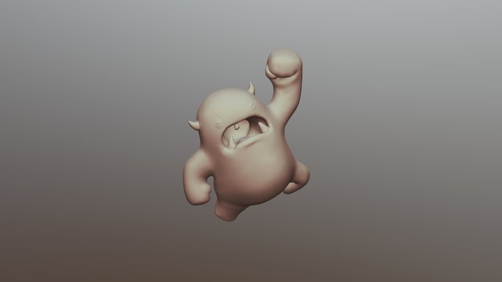 Sculpting Melvin 3D Model