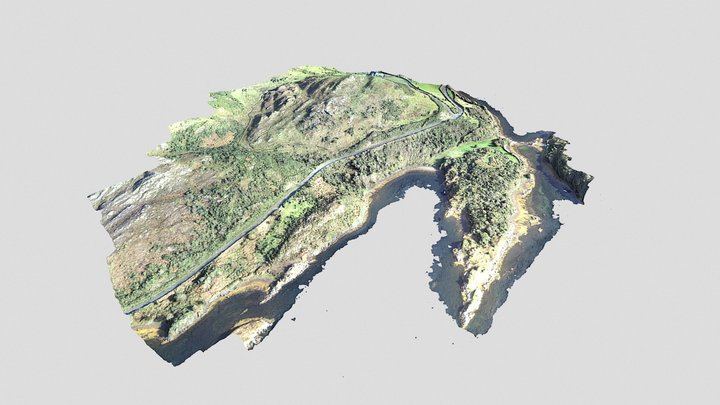 Croaghan Hill, Fanad Peninsula, Co. Donegal – Free 3D Model STL