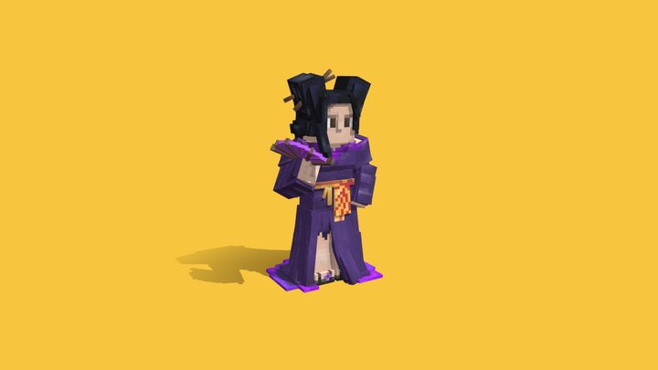 Oriental NPC 3D Model