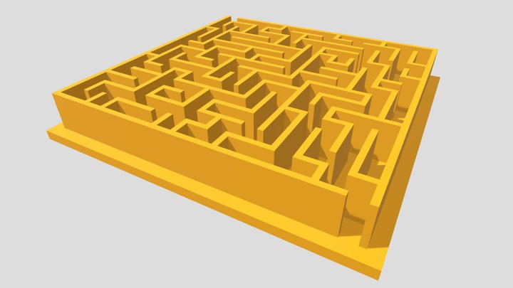 Maze 08 - 3D Printable 3D Model