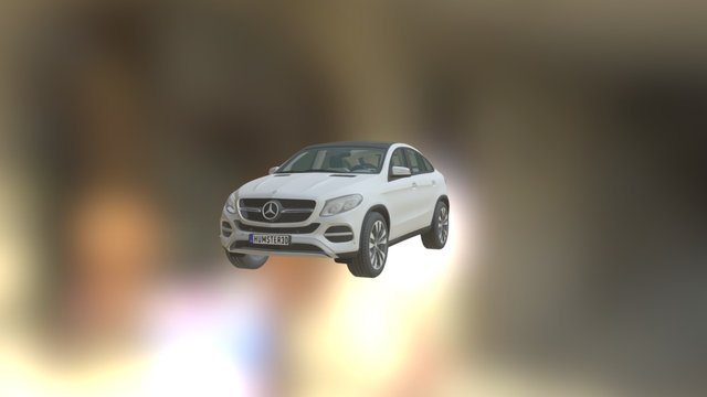 Mercedes- Benz GLE-class Coupe 2014 3D Model