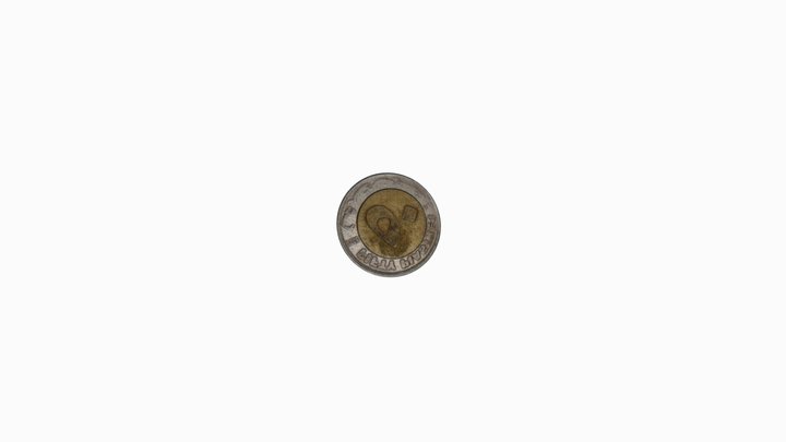 sudanese coin 3D Model